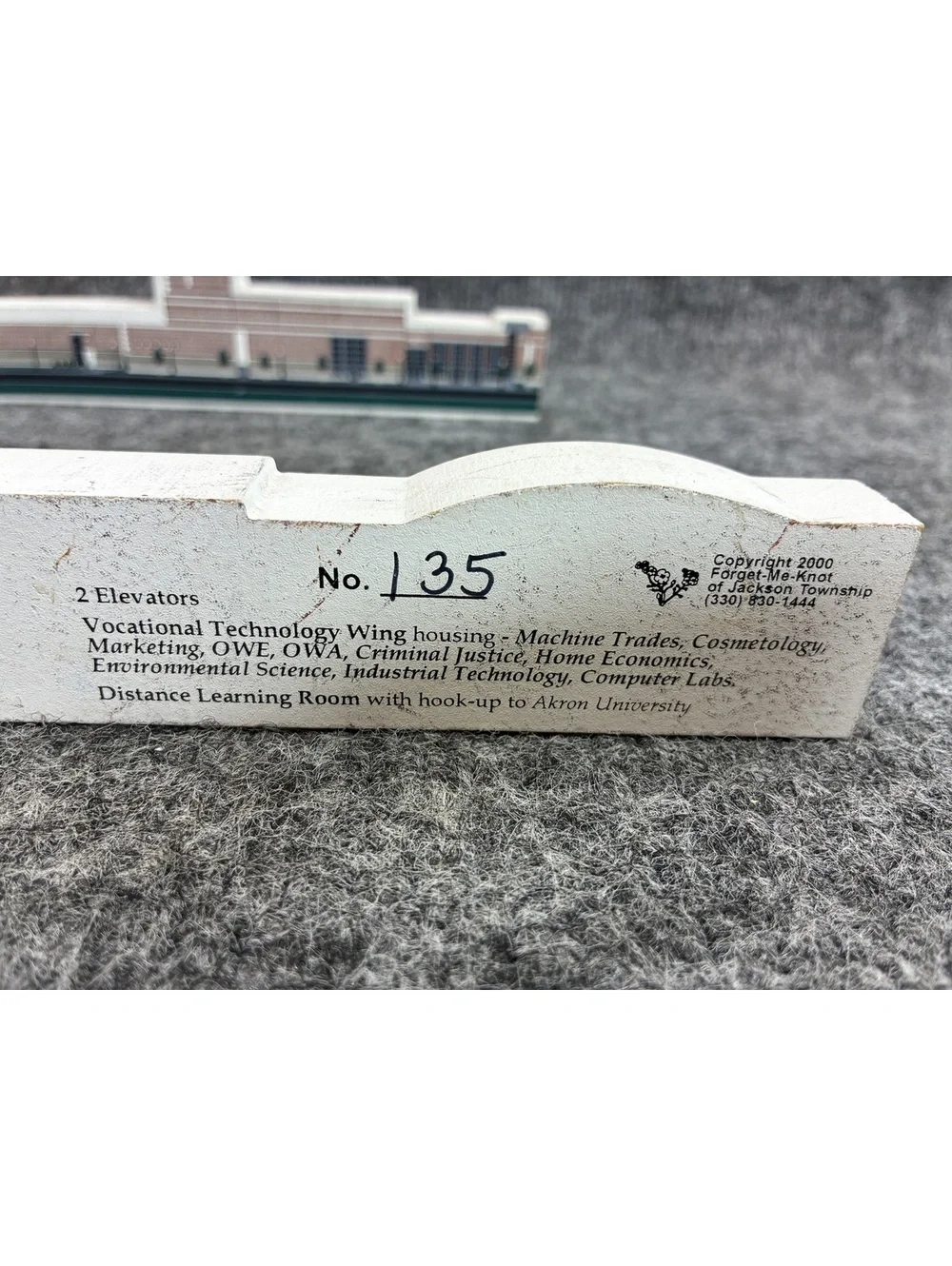 Forget-Me-Knot Jackson Township School Building Model with Detailed Features